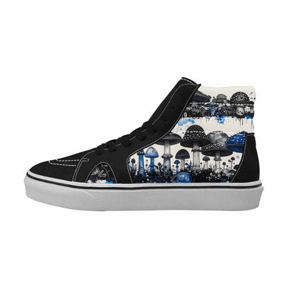 MEN'S Mushrooms (general) High Top Canvas Vivid Custom Sneakers