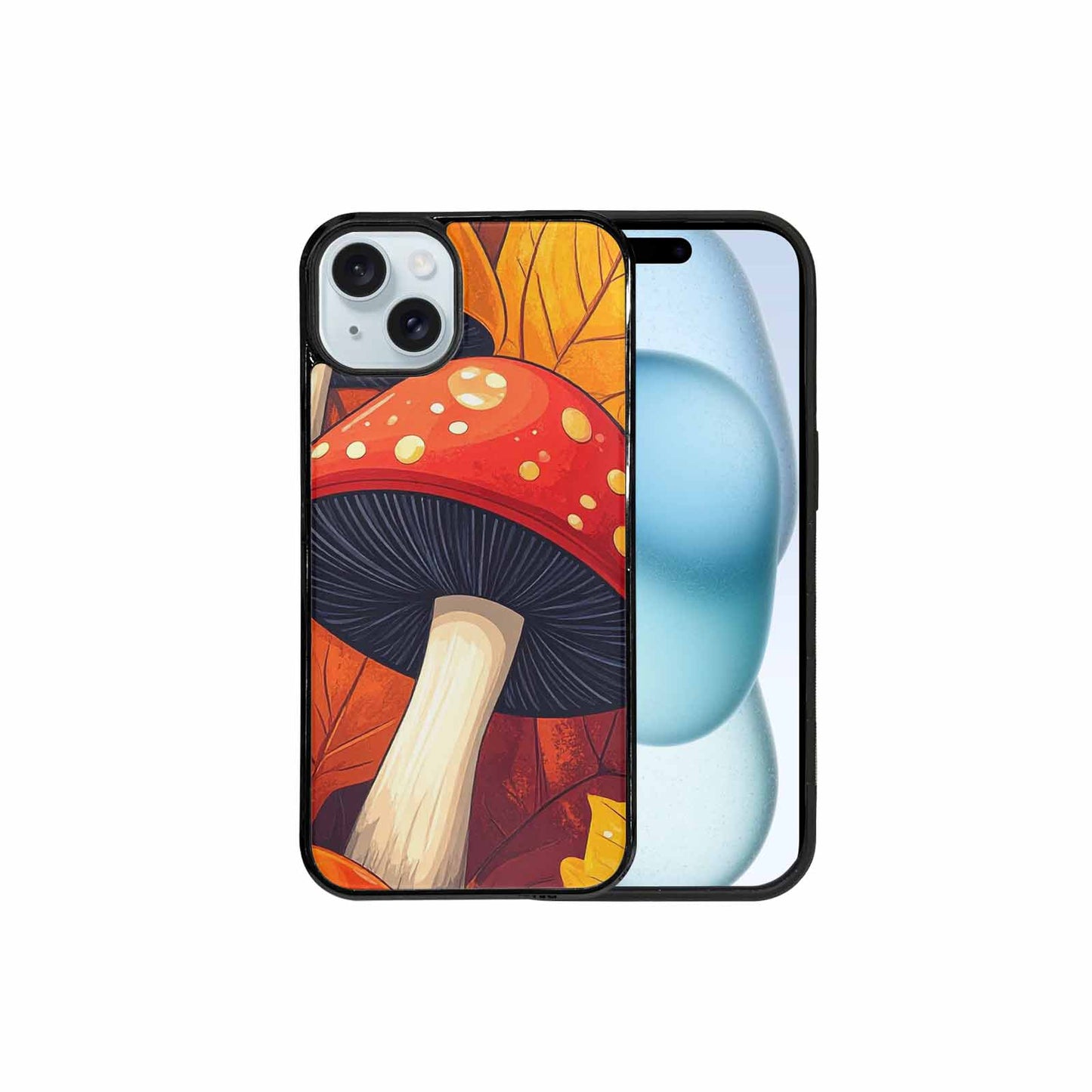 iPhone 15 Plus Case — Bold Autumn Mushroom Bold Autumn Mushroom, Original Design Phone Case