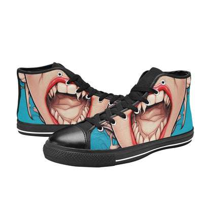 WOMEN'S Cc Mouthy Art High Top Canvas Cottagecore Sneakers