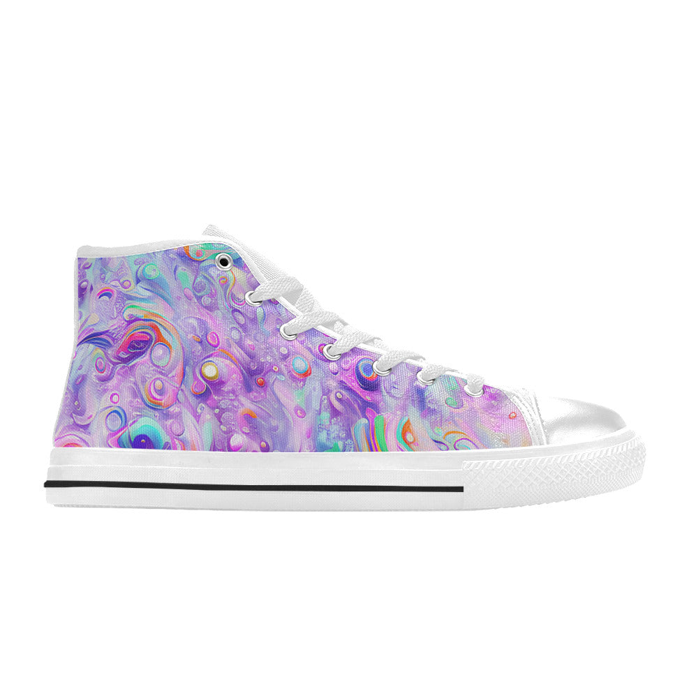 WOMEN'S Cc Acid Bath 10 High Top Canvas Aesthetic Custom Shoes