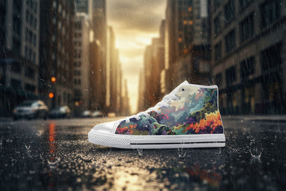 Camo Design 1 High Top Canvas Shoes for Kid