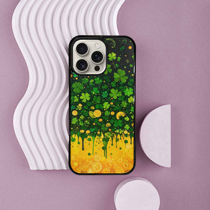 iPhone 16 Pro Max Case — St Patrick\'s Clover St Patrick\'s Clover, Custom Print Case Cover
