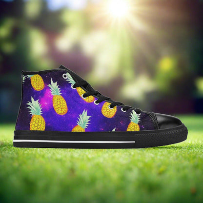 Cherry Blossom Crimson Black Vivid MEN Bold Art - Freaky Shoes | Custom Art Sneakers