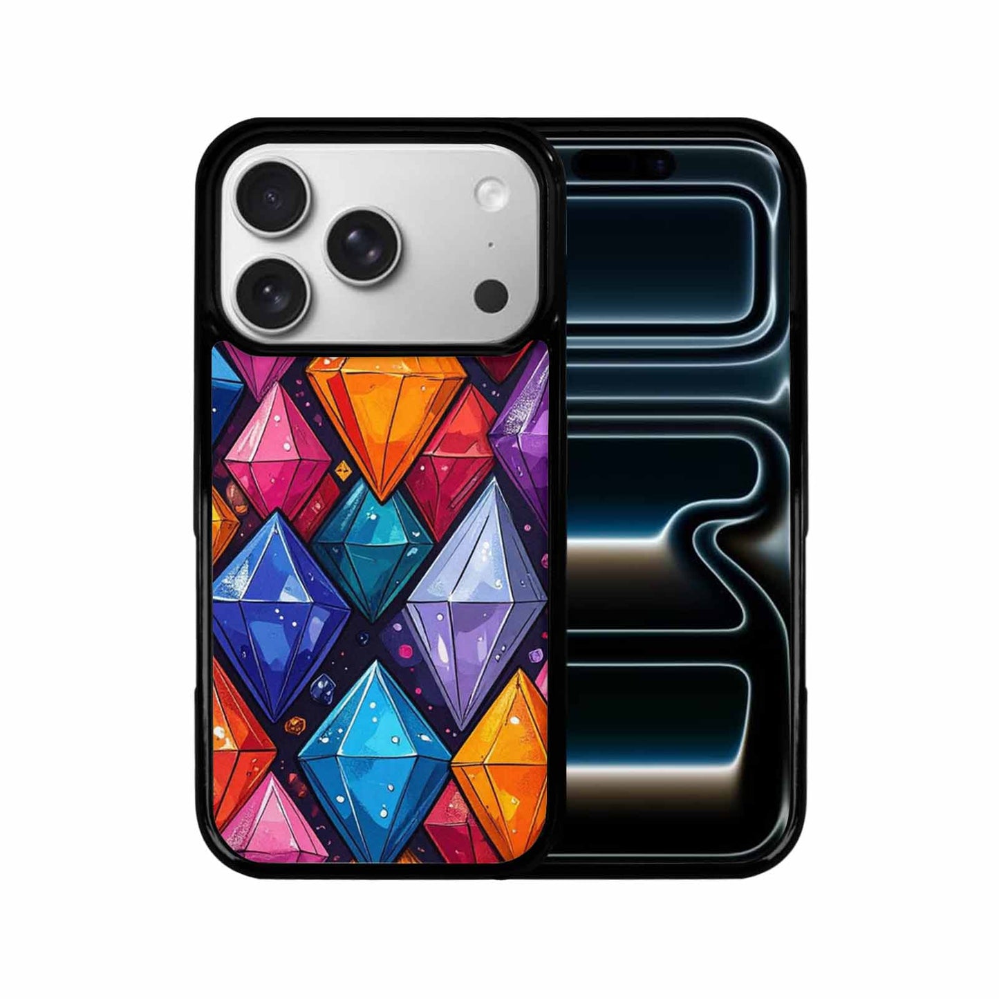 iPhone 17 Pro Case — Vintage Summer Diamond Retro Vintage, Custom Art Phone Cover