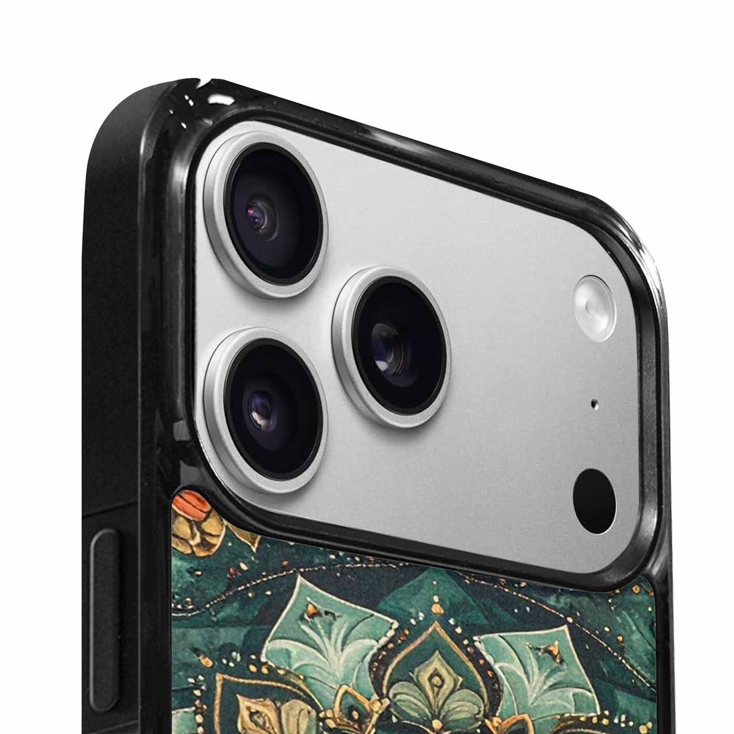 iPhone 17 Pro Max Case — Small Mandala Pattern, Randomly Floral, Custom Art Phone Cover