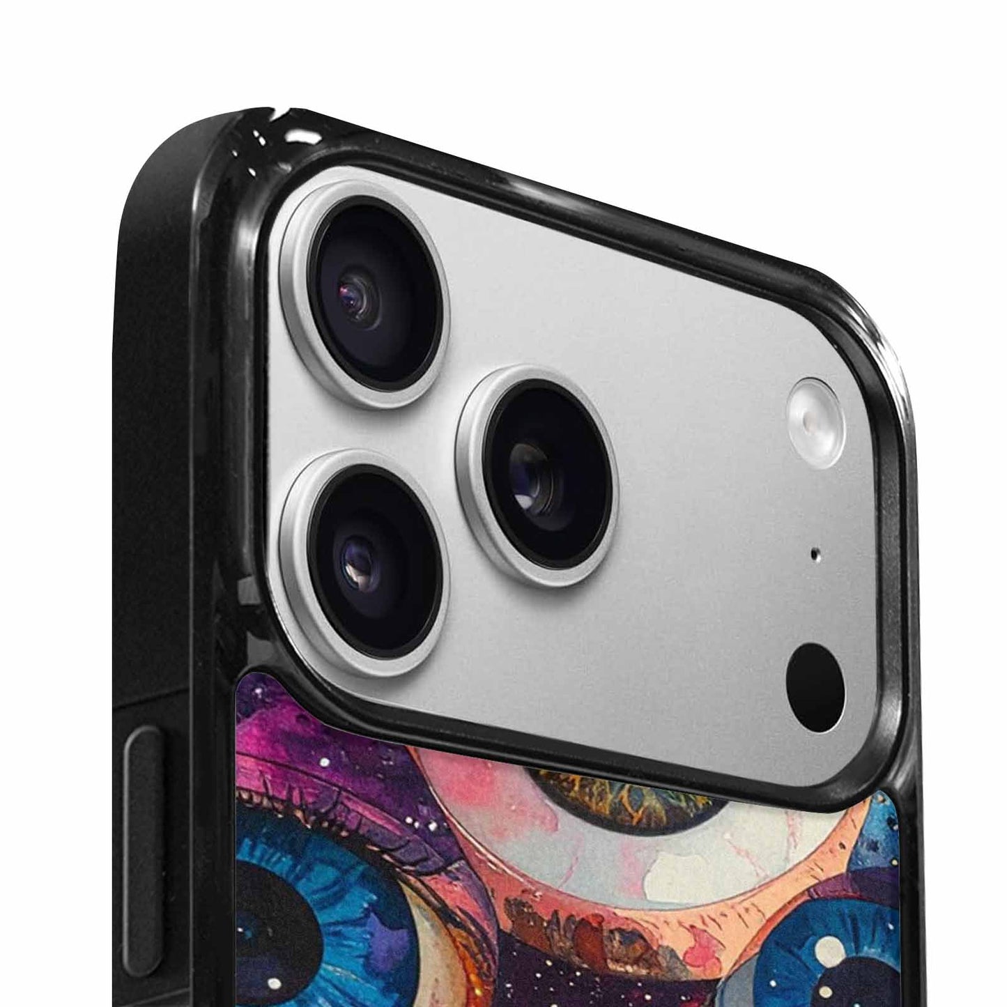 iPhone 17 Pro Max Case — Seamless Tileable Pattern Of Galaxy Space, Custom Art Phone Cover