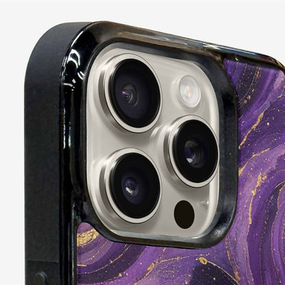 iPhone 16 Pro Case — Swirling Brushstroke Starry Night Texture Blended, Custom Phone Case