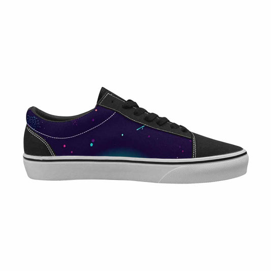 WOMEN'S Space Galaxy Astronaut Canvas Lace-Up Vibrant Chaos Shoes