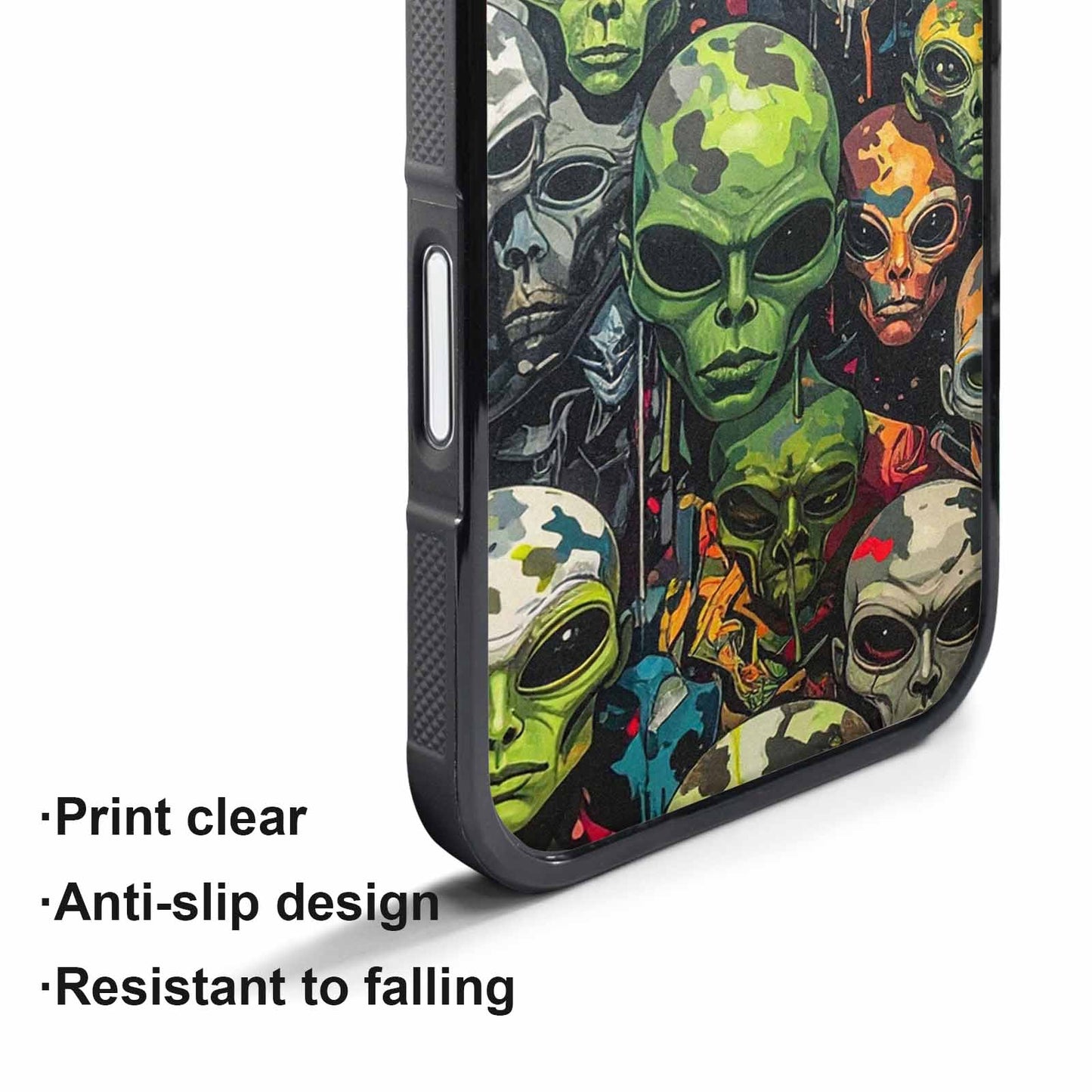 iPhone 17 Air Case — Aliens Camo Aliens Pattern Hundreds Alien, Original Design Phone Case
