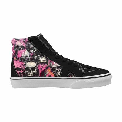 MEN'S Rainbow From Skull S High Top Canvas Dreamlike Custom Shoes