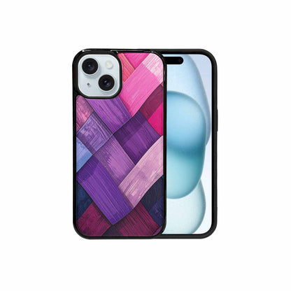 iPhone 15 Case — Genderfluid Flag Color Theme Small Rainbow, Custom Art Phone Cover