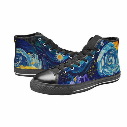 MEN'S Blend All Versions High Top Canvas Aesthetic Custom Shoes