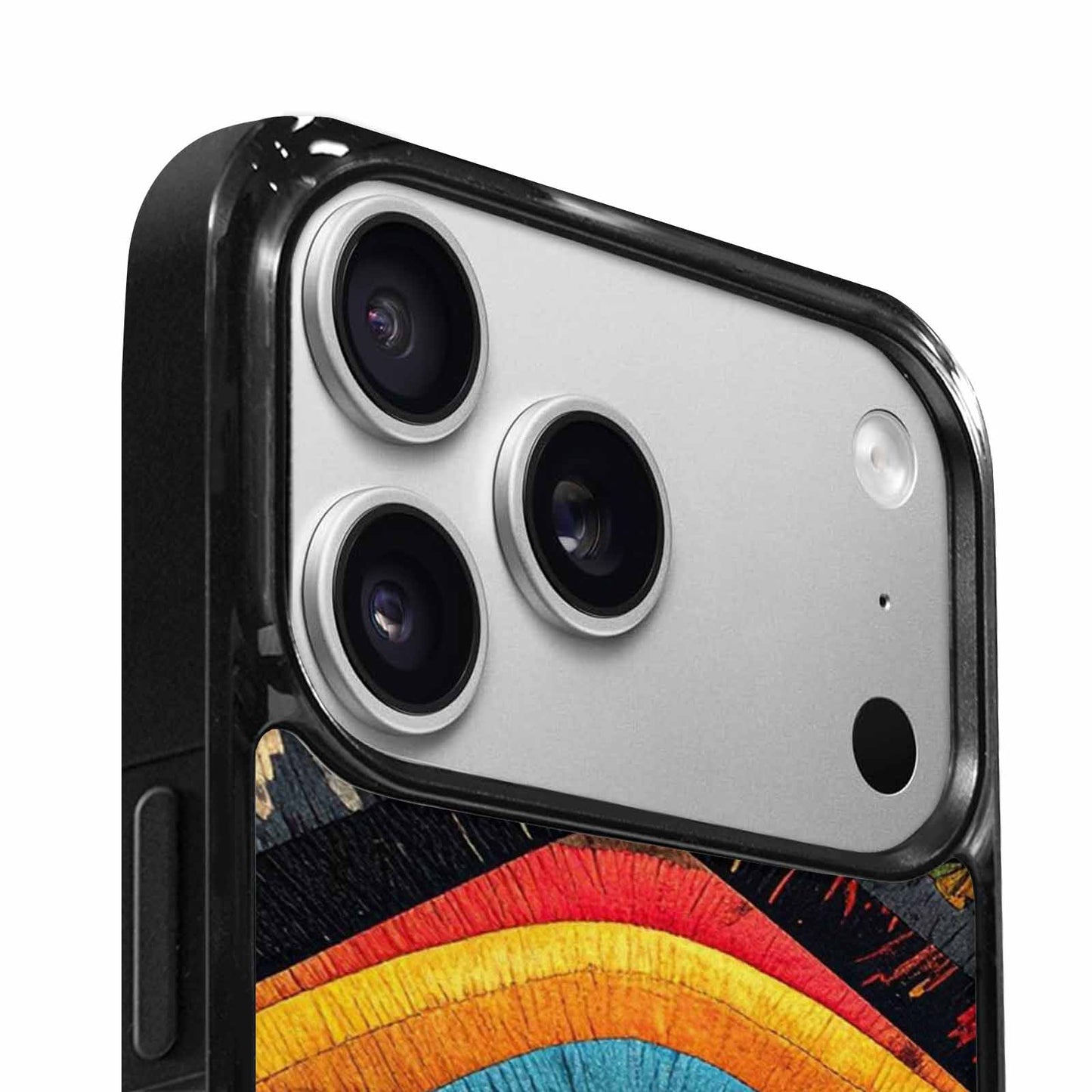 iPhone 17 Pro Case — Vivid Camo Progress Pride Camo, Original Design Phone Case