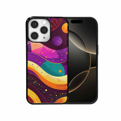 iPhone 15 Pro Max Case — 1970s Disco Art Pattern, Unique Phone Case Design