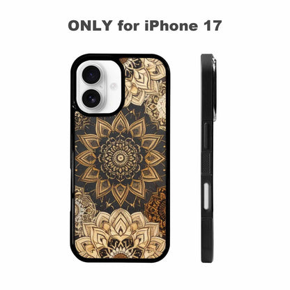 iPhone 17 Case — Small Mandala Pattern, Randomly Floral, Custom Printed Phone Case