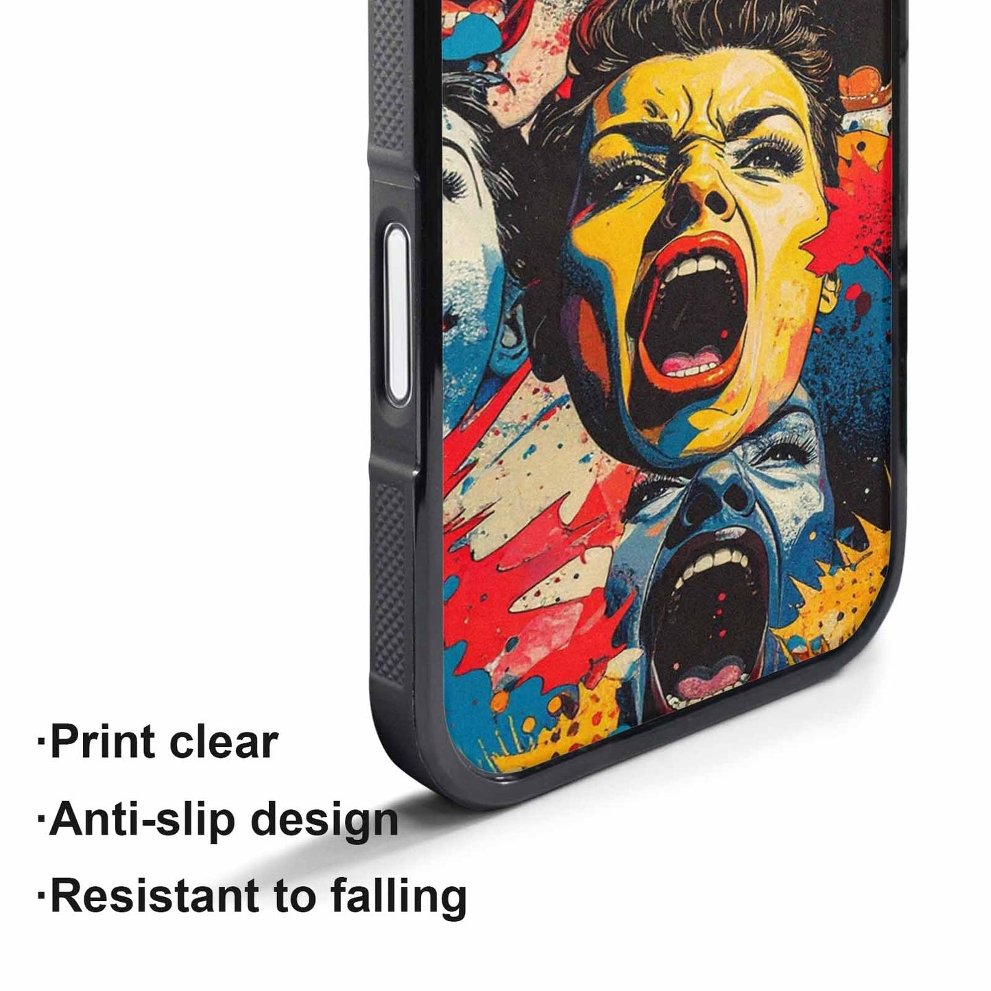 iPhone 17 Pro Max Case — Comic Book Scream Comic Original Art, Custom Phone Case
