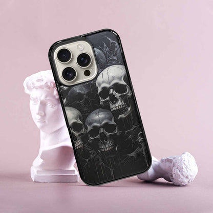 iPhone 16 Pro Case — Grey Dark Black And Grey Tones, Custom Made Phone Cover