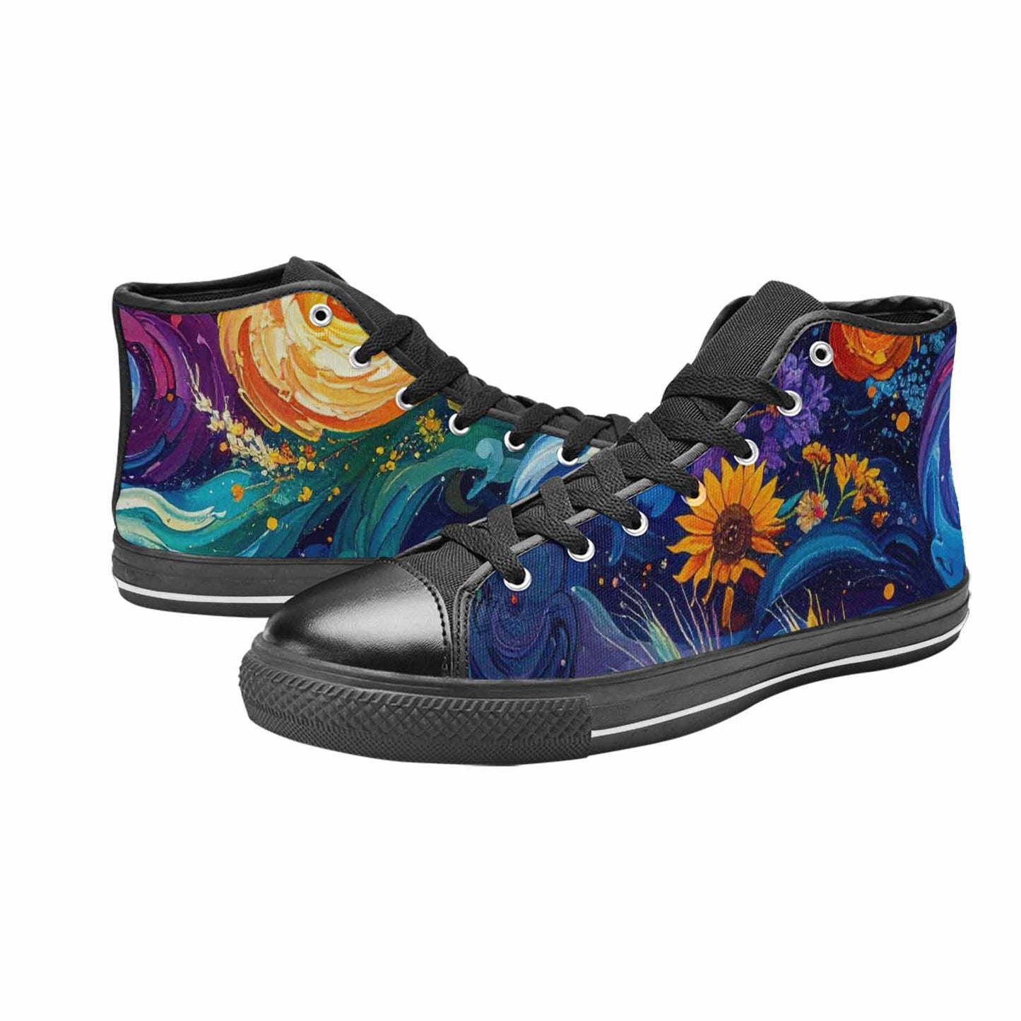MEN'S Blend All Versions High Top Canvas Vivid Custom Shoes