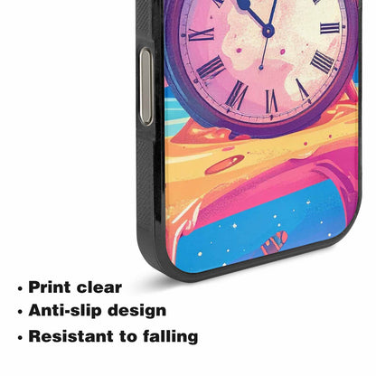 iPhone 16 Pro Case — Salvadore Dali Surrealist Dreamscape Pattern Melting, Custom Designed Case Cover