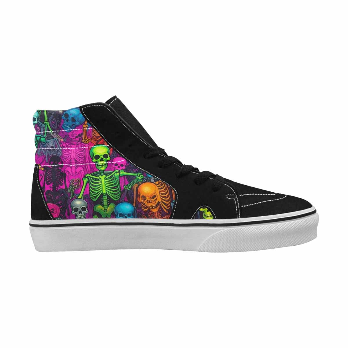 MEN'S More Overlapping Ontop Each High Top Canvas Kaleidoscope Sneakers