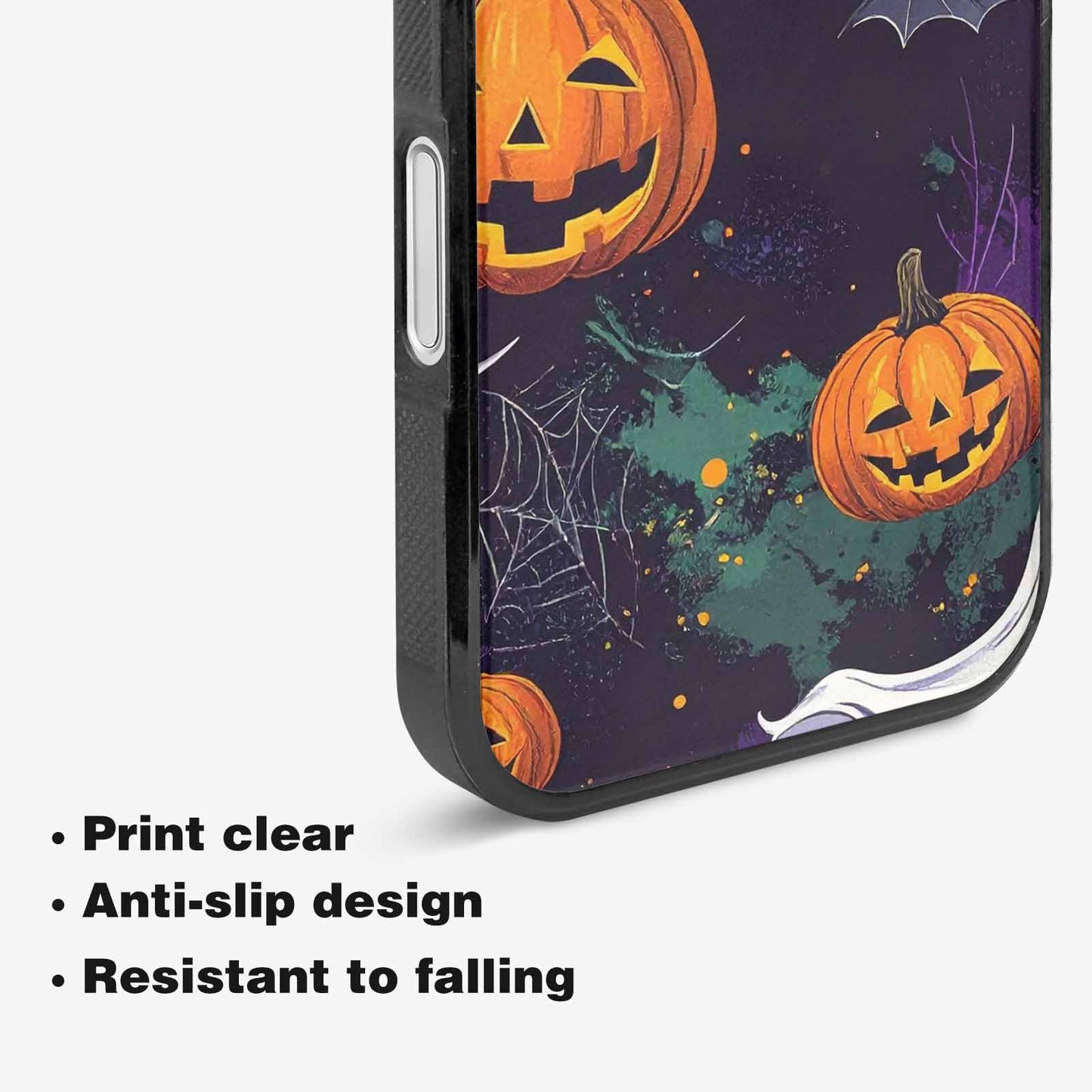 iPhone 16 Plus Case — Halloween Art Print Edge To Edge, Custom Printed Phone Case