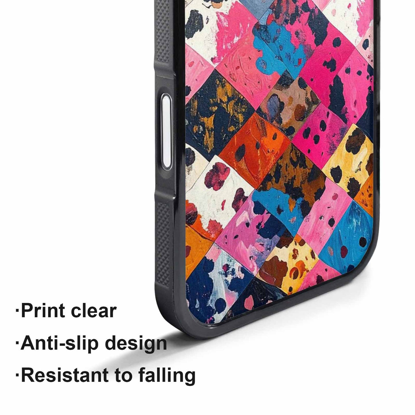 iPhone 17 Pro Max Case — Small Cow Animal Print Animal Print, Unique Phone Case Design