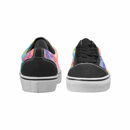 WOMEN'S Tie Lace-Up Canvas Grunge Custom Shoes