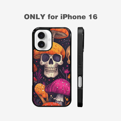 iPhone 16 Case — Mushroom Skulls Custom, Customized Protective Case