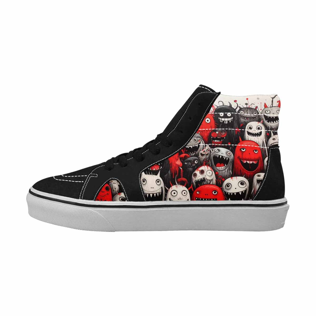 MEN'S Monsters (general) High Top Canvas Grunge Shoes