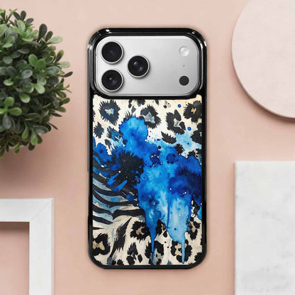 iPhone 17 Pro Max Case — Animal Print Black &amp; Animal Print, Original Design Phone Case