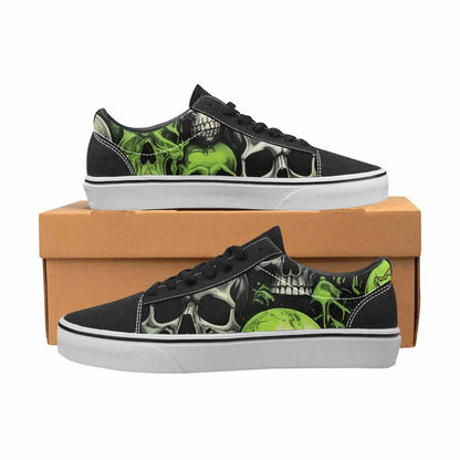 WOMEN'S Skulls (general) Lace-Up Canvas Y2K Custom Shoes
