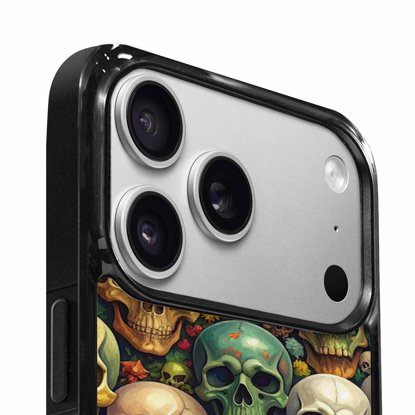 iPhone 17 Pro Case — Skulls Camoskulls Pattern Hu E3k Gothic, Custom Printed Phone Case