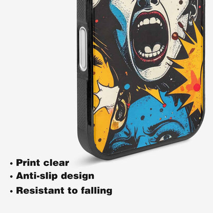 iPhone 16 Plus Case — Comic Book Scream Comic Book Scream, Original Design Phone Case