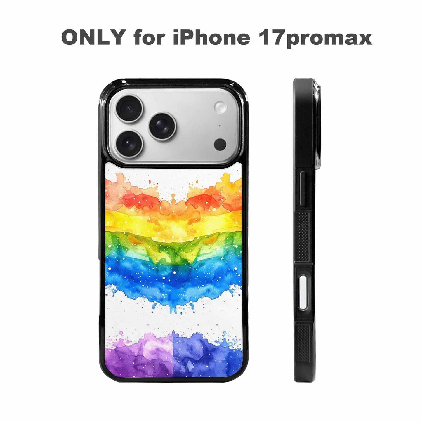 iPhone 17 Pro Max Case — Watercolor Splash Abstract Pattern, Watercolor Abstract, Original Design Phone Case