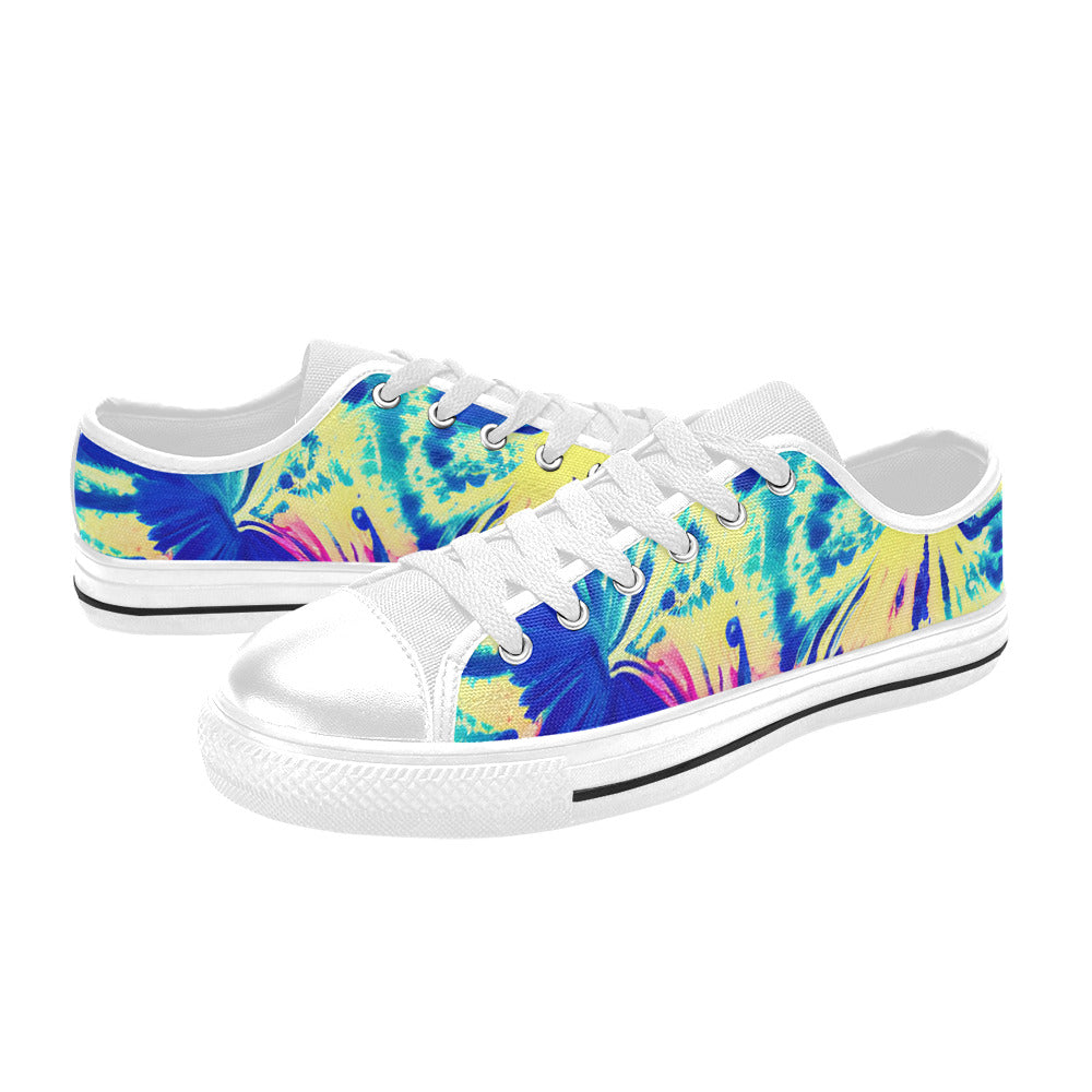 MEN'S Tie Dye Splash Retro Canvas Grunge Shoes