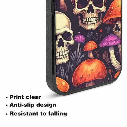 iPhone 15 Plus Case — Mushroom Skulls, Custom Designed Case Cover