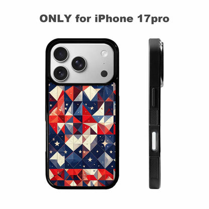 iPhone 17 Pro Case — Small American Flag Stars And Galaxy, Unique Phone Case Design