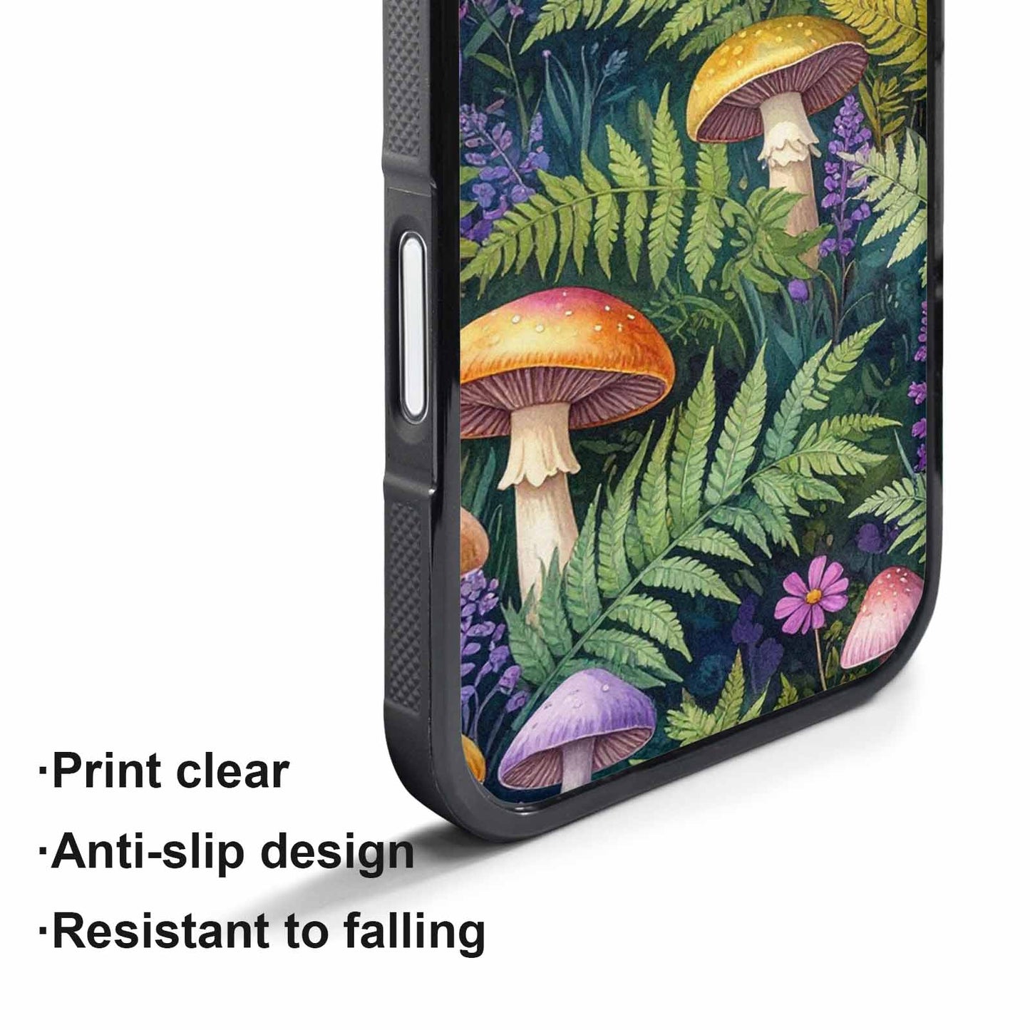 iPhone 17 Pro Max Case — Mushrooms Botanicalmushrooms P Gi2 Floral, Unique Phone Case Design