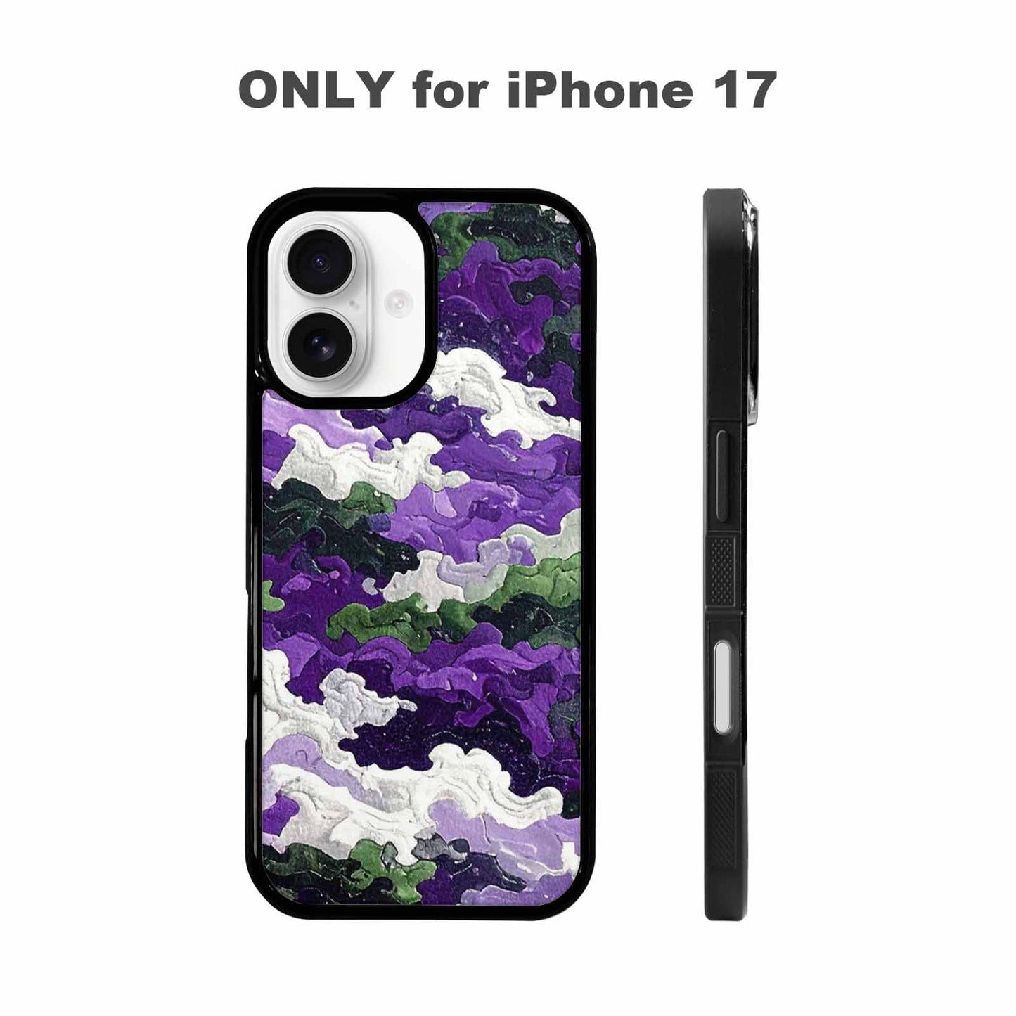iPhone 17 Case — Vivid Camo Genderqueer Camo, Custom Made Phone Cover