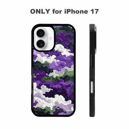 iPhone 17 Case — Vivid Camo Genderqueer Camo, Custom Made Phone Cover