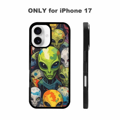 iPhone 17 Case — Aliens Camo Aliens Alien Scifi, Unique Phone Case Design