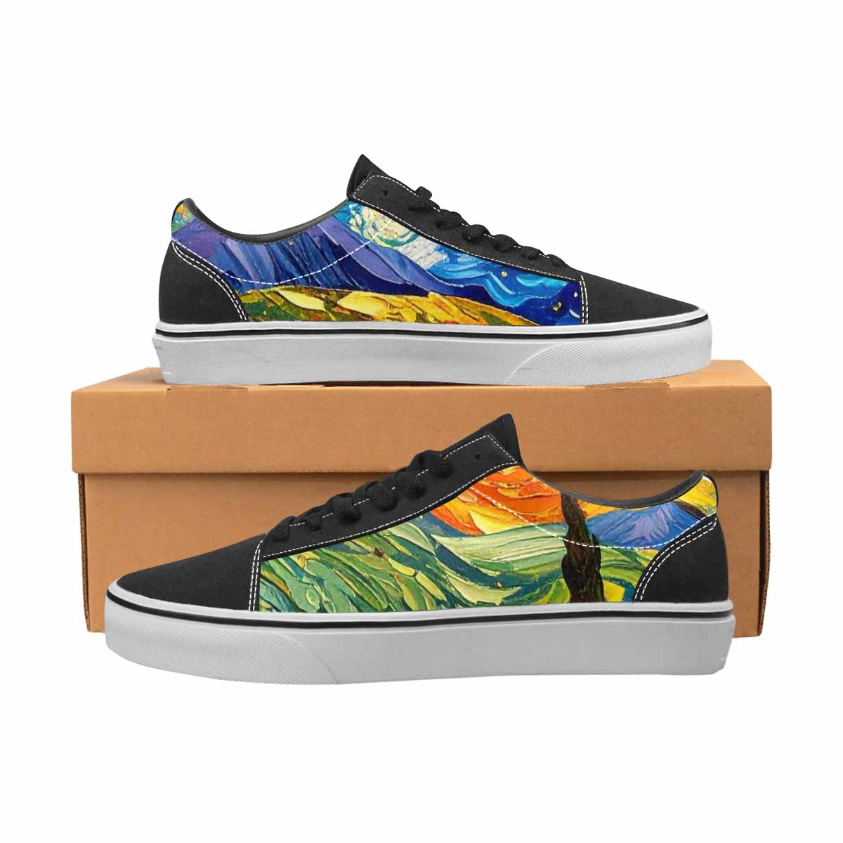 WOMEN'S Blend All Versions Canvas Lace-Up Vivid Custom Shoes