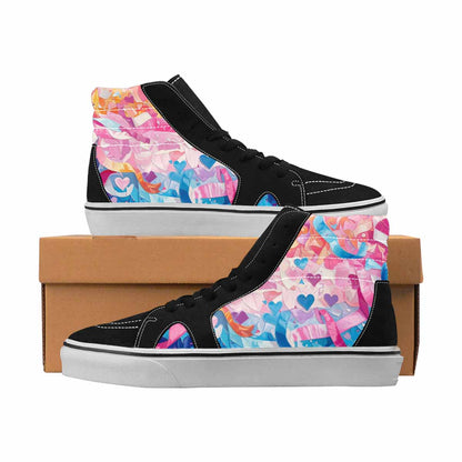 MEN'S Pride High Top Canvas Made To Order Grunge Sneakers
