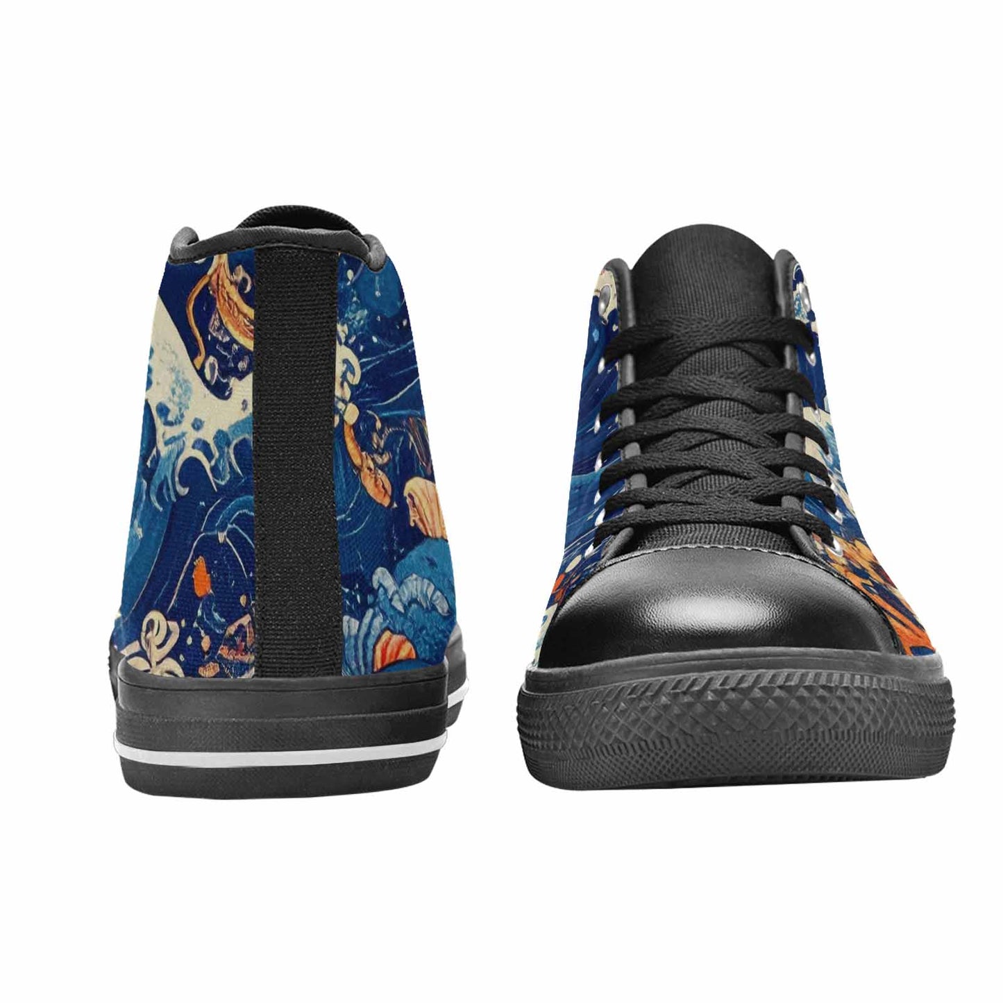 MEN'S Ocean Wave High Top Canvas Vivid Shoes
