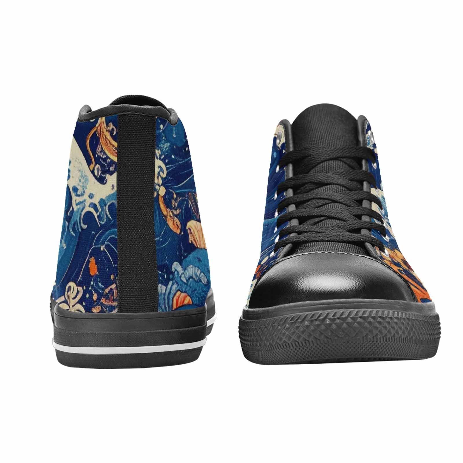 MEN'S Ocean Wave High Top Canvas Vivid Shoes