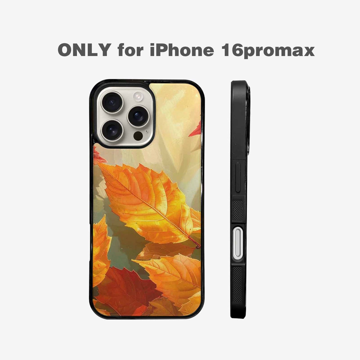iPhone 16 Pro Max Case — Autumn Leaves, Personalized Phone Case