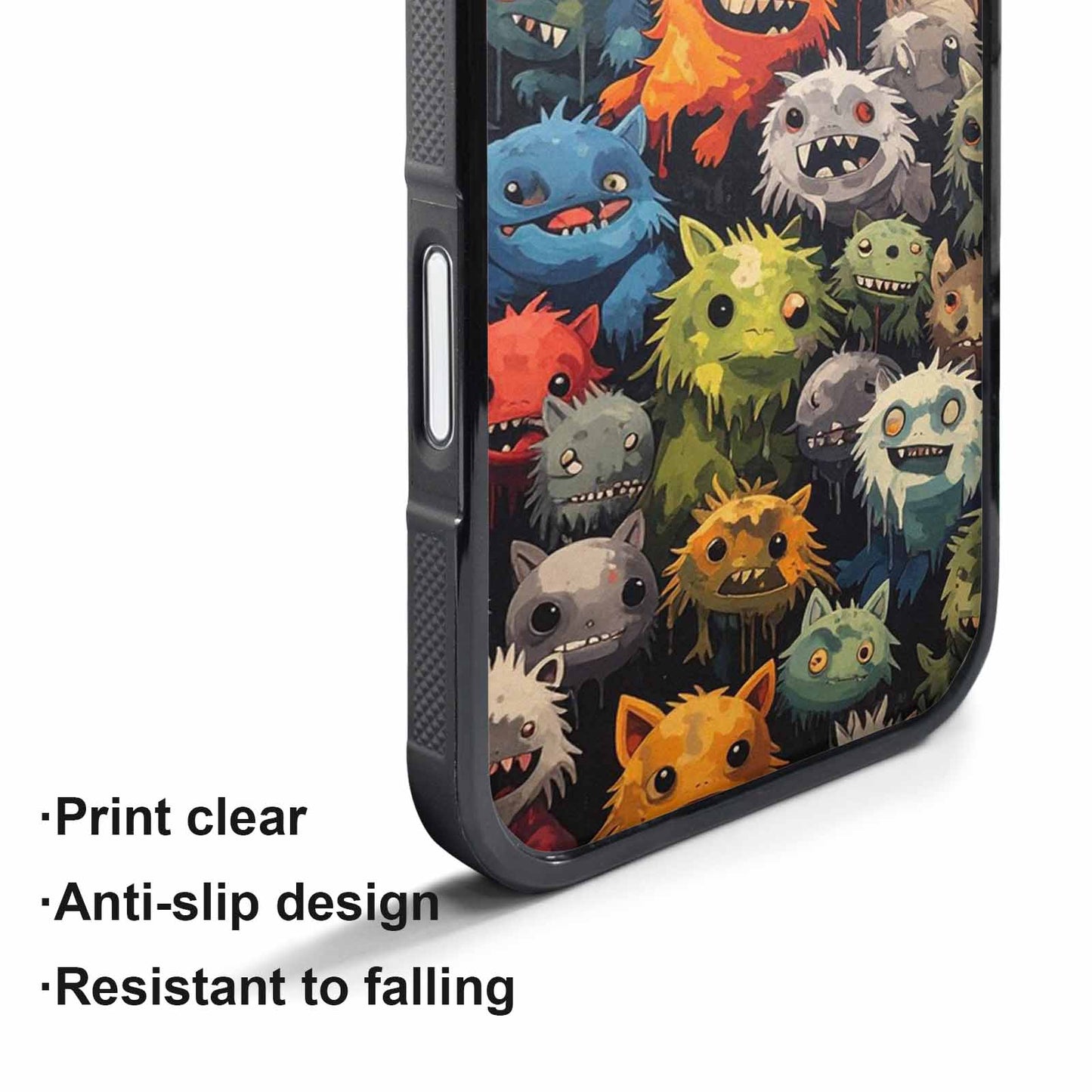 iPhone 17 Pro Case — Monsters Camomonsters Pattern U0v Camo, Original Design Phone Case