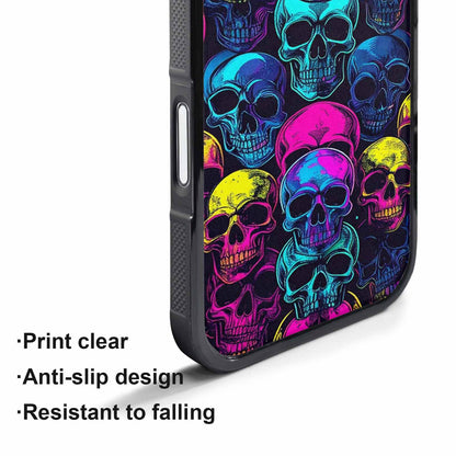 iPhone 17 Pro Max Case — Skull Dark Art Gothic Print Gothic, Custom Designed Case Cover
