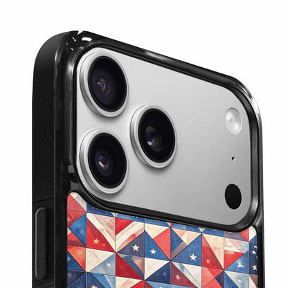 iPhone 17 Pro Max Case — Small American Flag Stars Galaxy Space, Personalized Phone Case