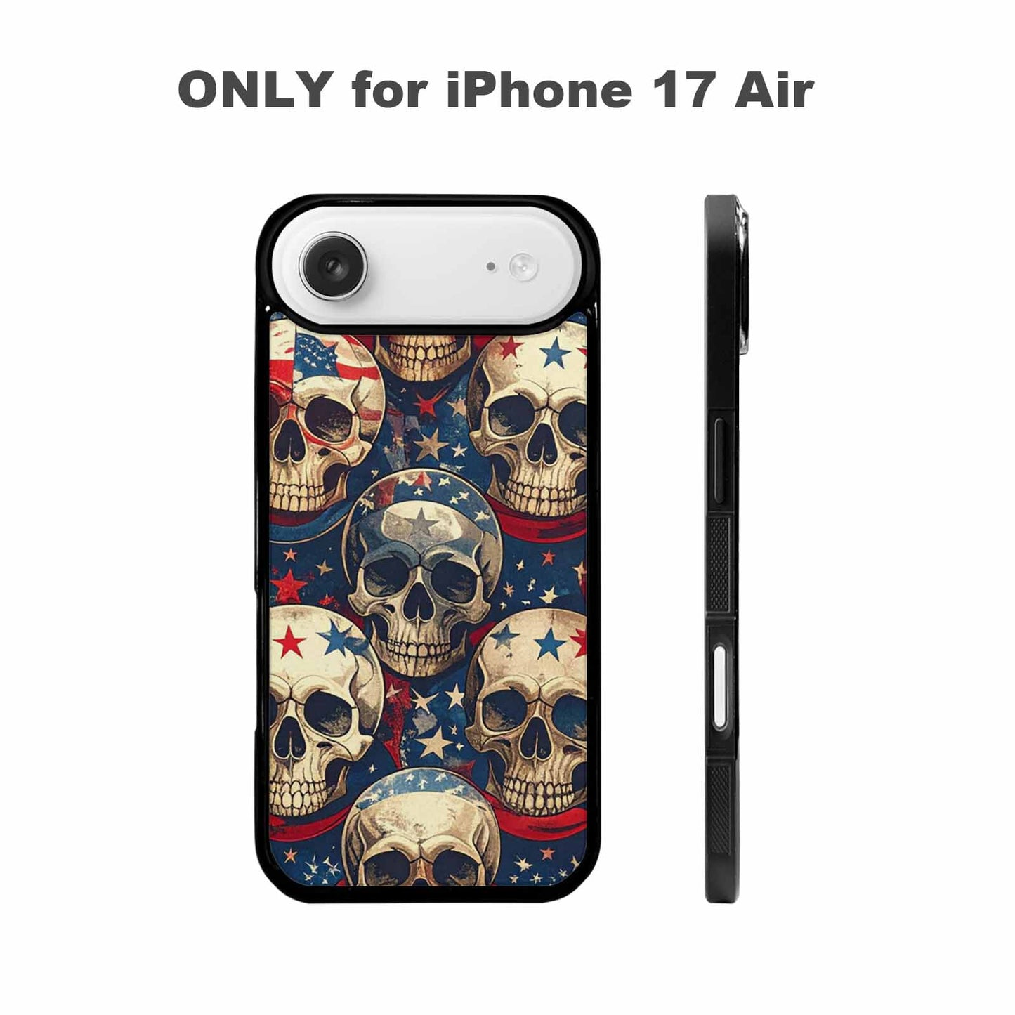 iPhone 17 Air Case — Skull Dark Art Gothic Print Gothic, Unique Phone Case Design